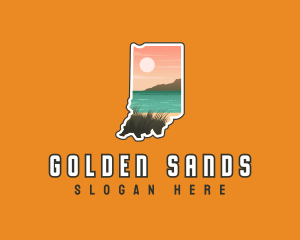 Indiana Dunes Tourism logo design