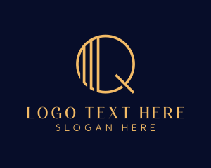 Luxury Decorative Event Letter Q Logo