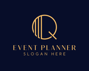 Luxury Decorative Event Letter Q Logo