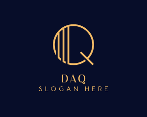 Hotel - Luxury Decorative Event Letter Q logo design