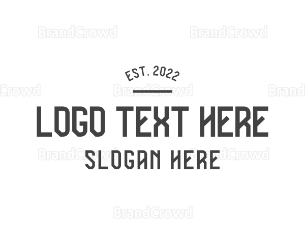 Retro Minimalist Business Logo