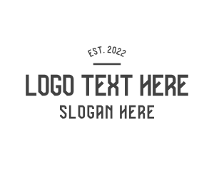 Western - Retro Minimalist Business logo design