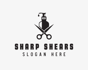 Barbershop Haircut Grooming logo design