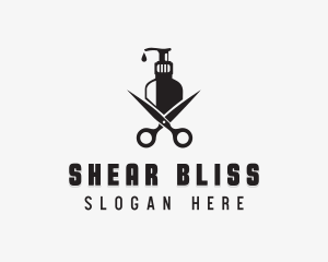 Barbershop Haircut Grooming logo design