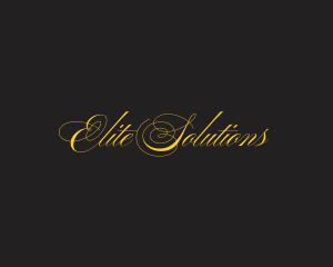 Elegant Calligraphy Studio Logo