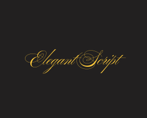 Elegant Calligraphy Studio logo design