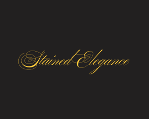 Elegant Calligraphy Studio logo design