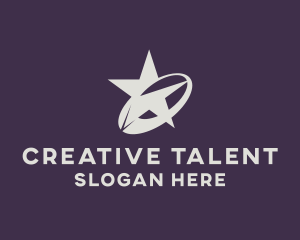 Talent - Star Swoosh Agency logo design