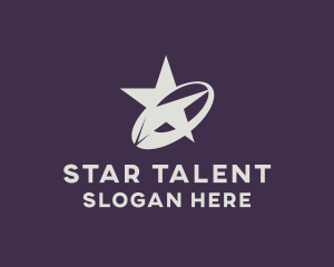 Talent - Star Swoosh Agency logo design
