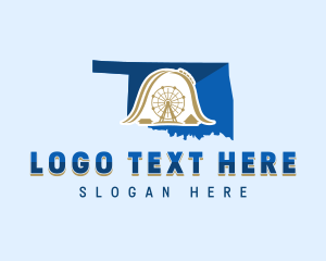 Tourism - Oklahoma Amusement Park logo design