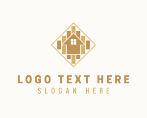 Pave - Home Flooring Tiling logo design