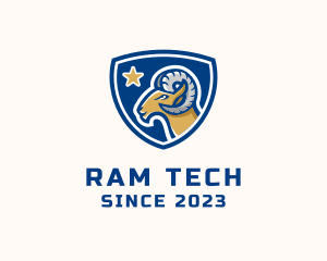 Star Ram Sports logo design