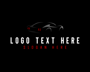 Drive - Dark Race Car logo design