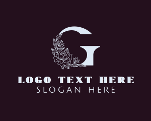 Floral - Floral Boutique Letter G logo design