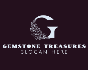 Floral Boutique Letter G logo design