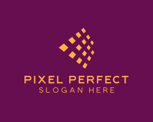 Generic Pixel Square logo design