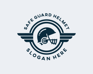 Helmet - Football Sports Helmet logo design