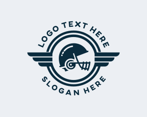 Football - Football Sports Helmet logo design