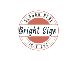 Sign - Company Sign Badge logo design