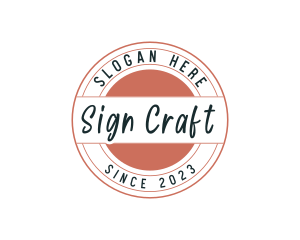 Company Sign Badge logo design