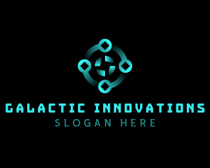 Sci Fi - Diamond Motion Technology logo design