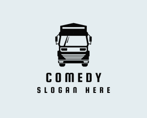 Delivery Logistics Truck Logo