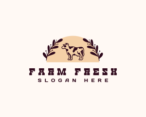 Cow Ranch Farm logo design