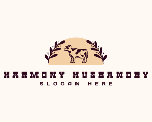 Husbandry - Cow Ranch Farm logo design