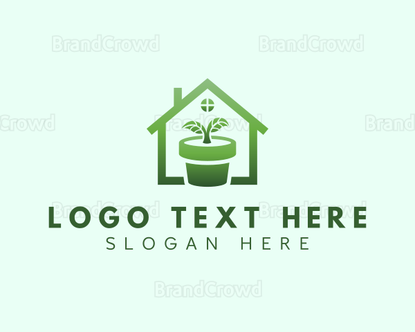 House Plant Gardening Logo