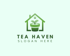 House Plant Gardening logo design