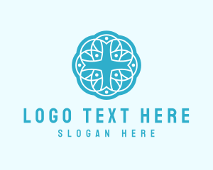 Sacrament - Holy Religious Cross logo design