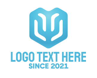 Abstract Blue Fox Logo Brandcrowd Logo Maker