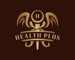 Caduceus Medical Doctor logo design