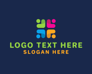 Ngo - Colorful Recruitment Group logo design