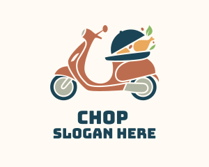 Eatery - Chicken Food Motorcycle Delivery logo design