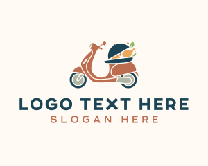 Motorbike - Chicken Food Motorcycle Delivery logo design