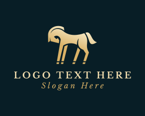 Stallion - Equestrian Horse Stable logo design