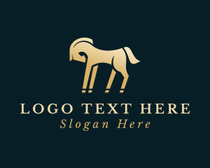 Horse - Equestrian Horse Stable logo design