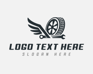 Car Dealer - Automotive Tire Mechanic logo design