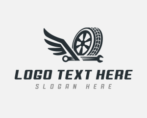 Automotive Tire Mechanic Logo