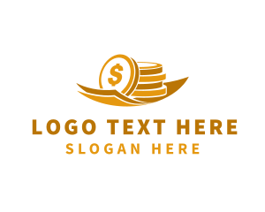 Loan - Golden Coin Money logo design