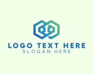 Corporation - Hexagon Geometric Tech logo design