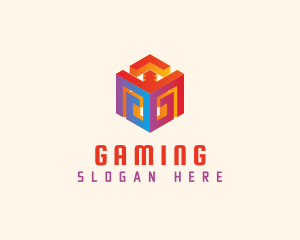 3D Gaming Cube Logo