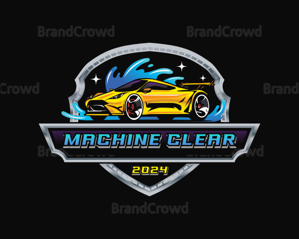 Car Wash Automobile Logo