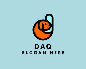 Dog Letter D  Logo
