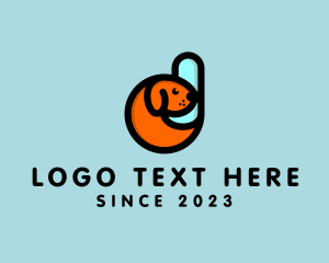Groomer - Dog Letter D logo design