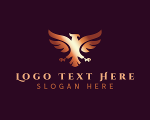 Gradient - Gradient Eagle Bird logo design