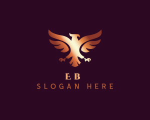 Gradient Eagle Bird Logo