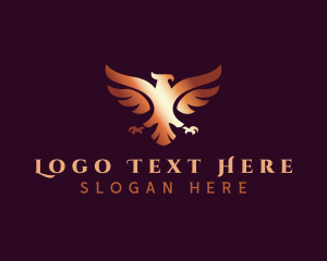 Company - Gradient Eagle Bird logo design