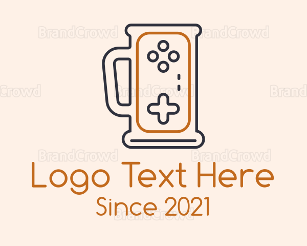 Gaming Beer Mug Logo
